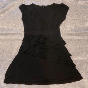Blu Heaven Black Ruffle Dress Size S